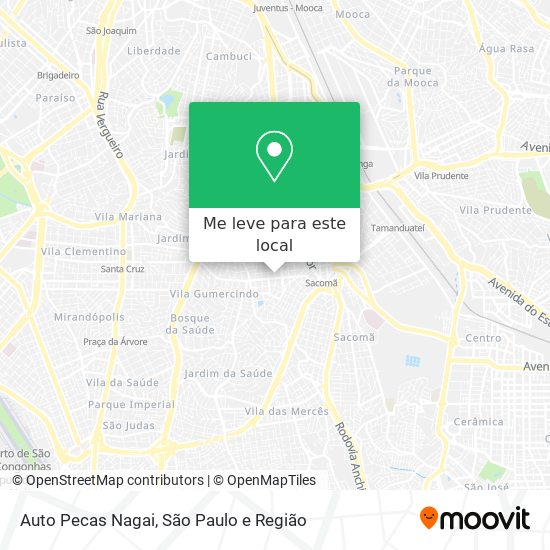 Auto Pecas Nagai mapa