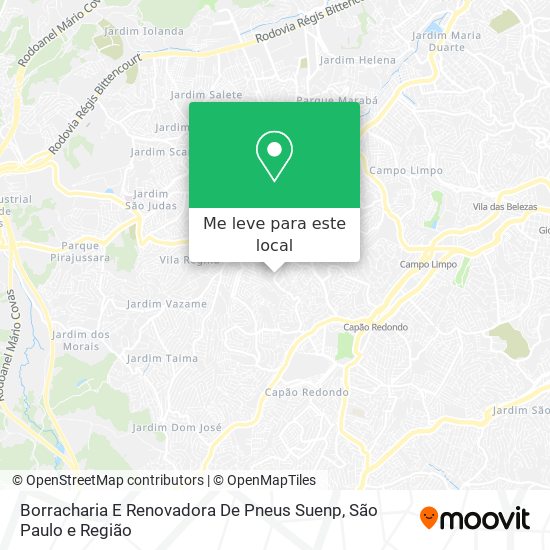 Borracharia E Renovadora De Pneus Suenp mapa