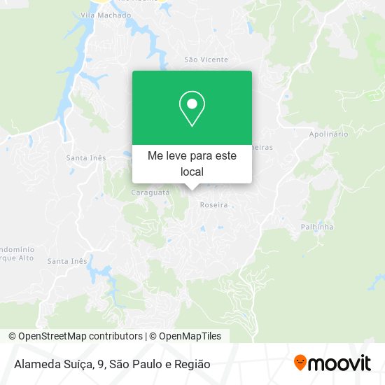 Alameda Suíça, 9 mapa