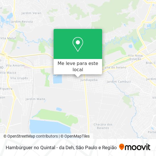 Hambúrguer no Quintal - da Deh mapa