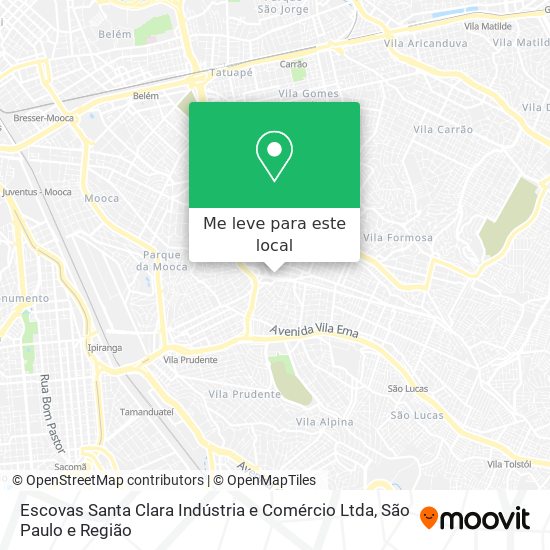 Escovas Santa Clara Indústria e Comércio Ltda mapa