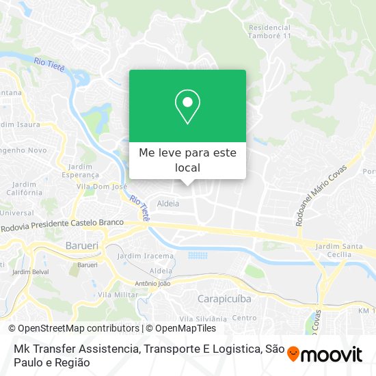 Mk Transfer Assistencia, Transporte E Logistica mapa