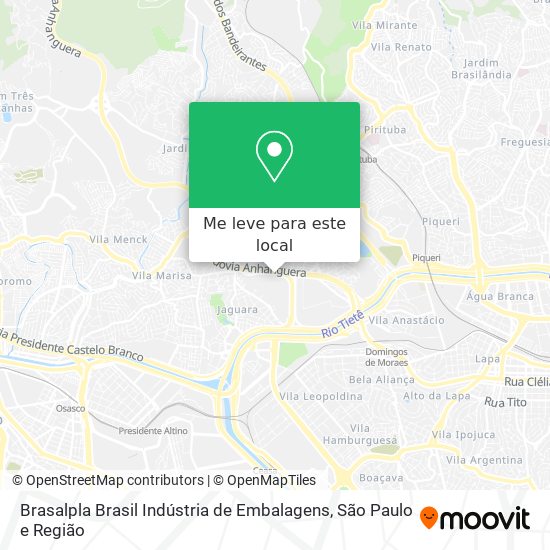 Brasalpla Brasil Indústria de Embalagens mapa