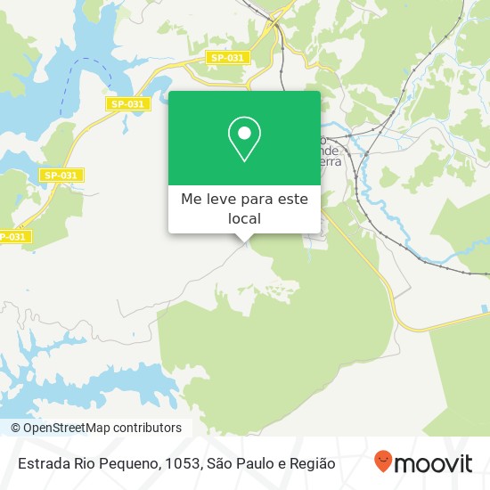Estrada Rio Pequeno, 1053, Rio Grande da Serra-SP mapa
