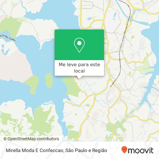 Mirella Moda E Confeccao, Rua Bernardo de Claraval, 283 Cidade Dutra São Paulo-SP 04832-000 mapa
