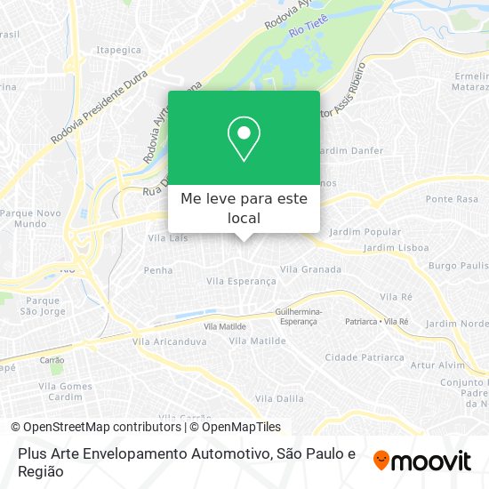 Plus Arte Envelopamento Automotivo mapa