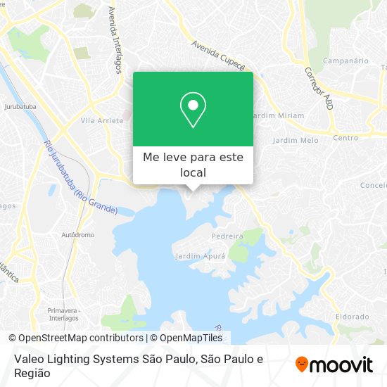 Valeo Lighting Systems São Paulo mapa