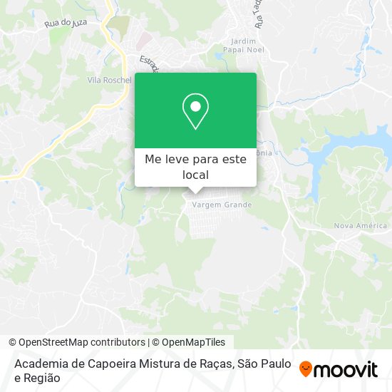 Academia de Capoeira Mistura de Raças mapa