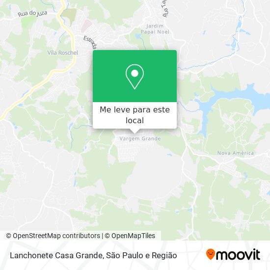 Lanchonete Casa Grande mapa