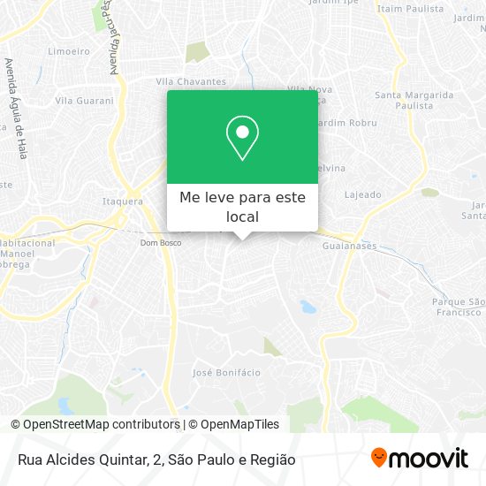 Rua Alcides Quintar, 2 mapa