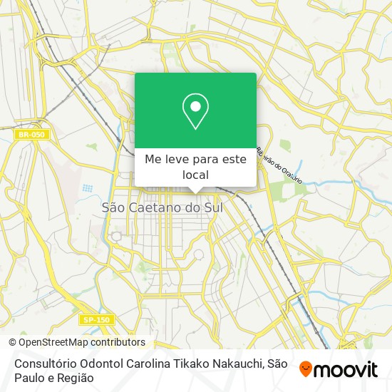 Consultório Odontol Carolina Tikako Nakauchi mapa