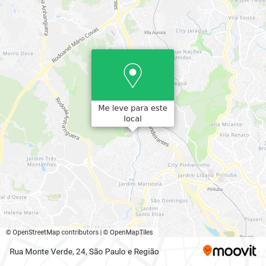 Rua Monte Verde, 24 mapa
