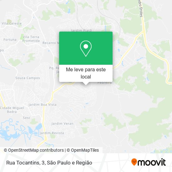 Rua Tocantins, 3 mapa