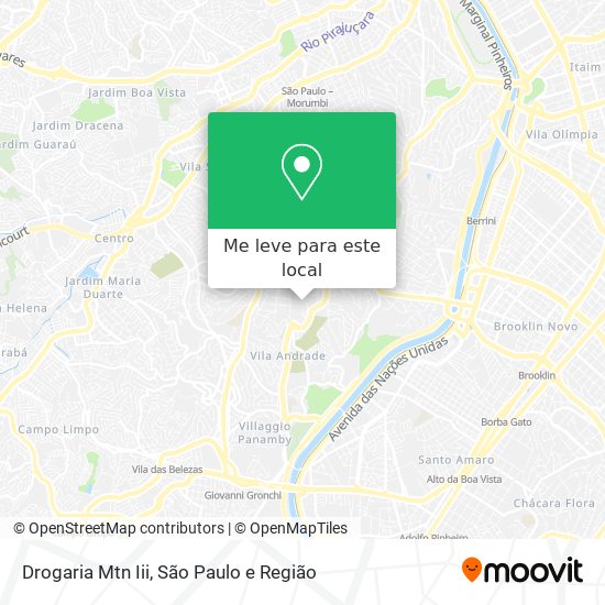 Drogaria Mtn Iii mapa