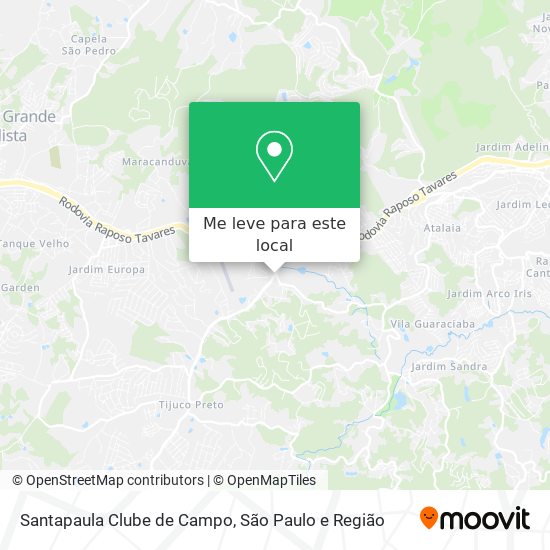Santapaula Clube de Campo mapa