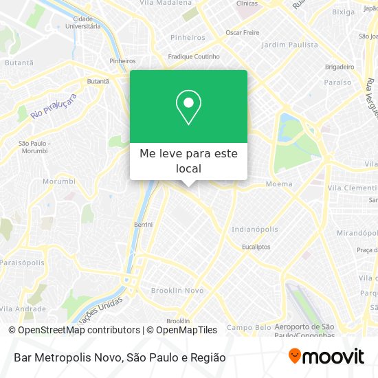 Bar Metropolis Novo mapa