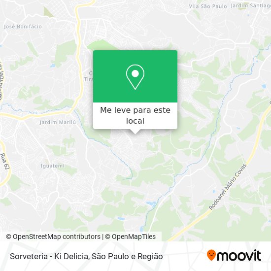 Sorveteria - Ki Delicia mapa