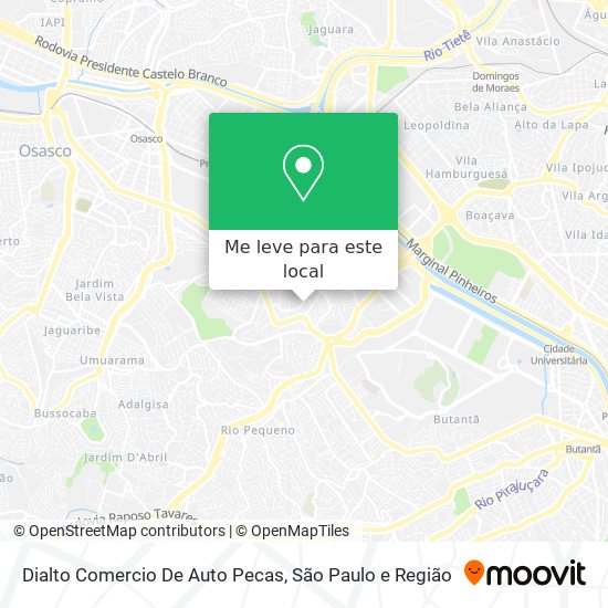 Dialto Comercio De Auto Pecas mapa