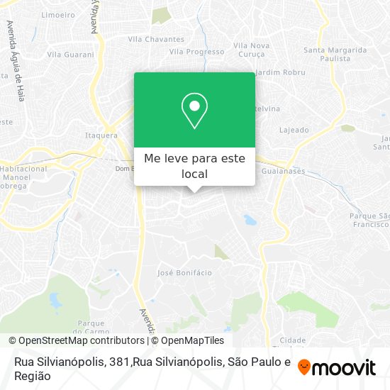 Rua Silvianópolis, 381,Rua Silvianópolis mapa