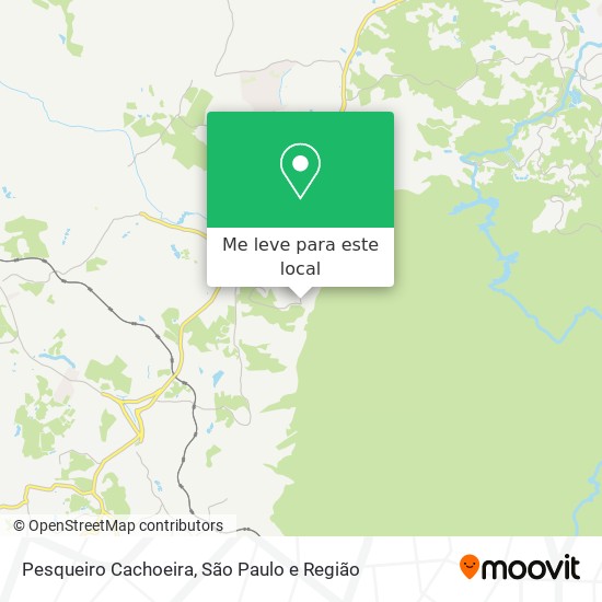 Pesqueiro Cachoeira mapa