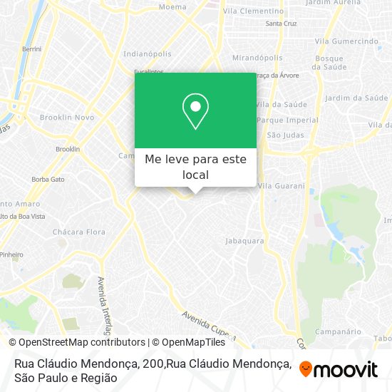 Rua Cláudio Mendonça, 200,Rua Cláudio Mendonça mapa