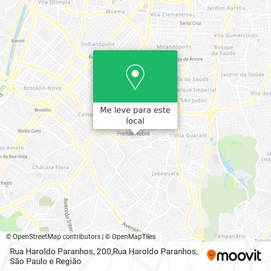 Rua Haroldo Paranhos, 200,Rua Haroldo Paranhos mapa
