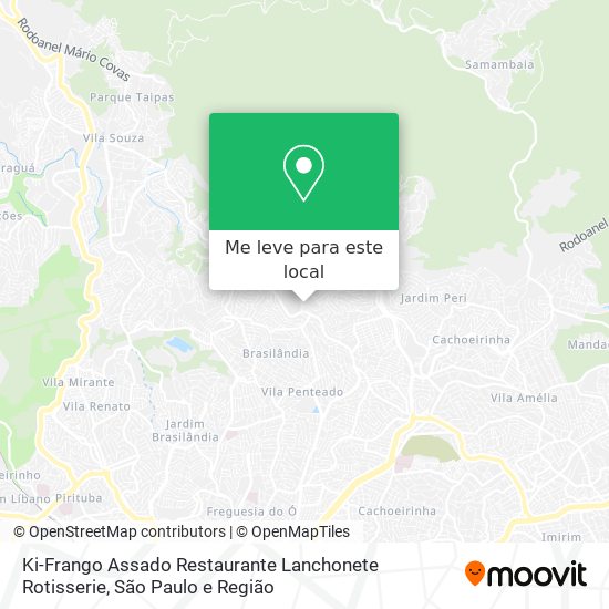 Ki-Frango Assado Restaurante Lanchonete Rotisserie mapa