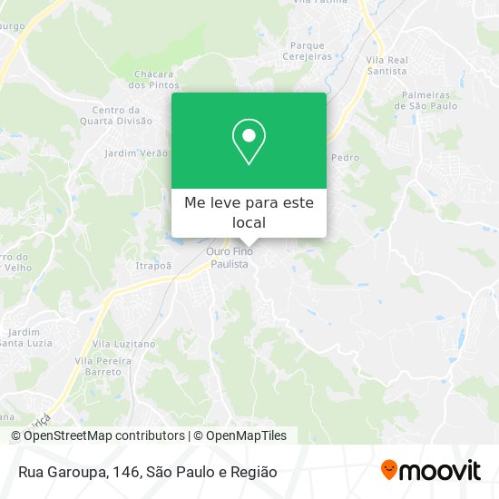 Rua Garoupa, 146 mapa