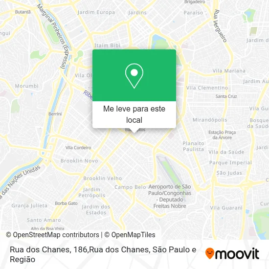 Rua dos Chanes, 186,Rua dos Chanes mapa