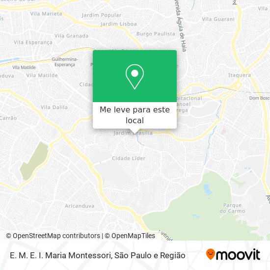 E. M. E. I. Maria Montessori mapa