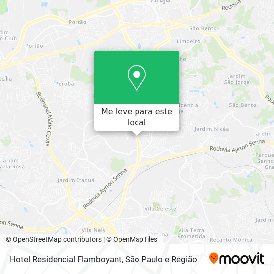 Hotel Residencial Flamboyant mapa
