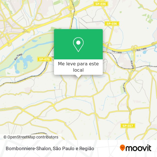Bombonniere-Shalon mapa