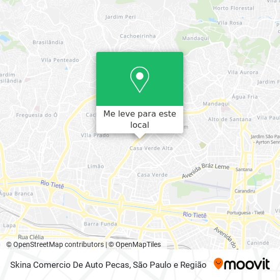 Skina Comercio De Auto Pecas mapa