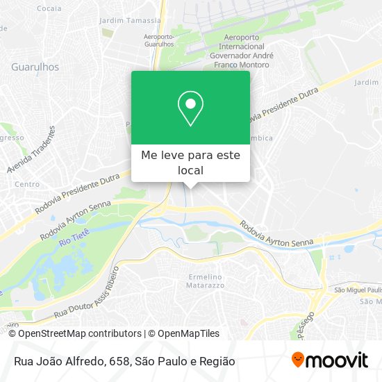 Rua João Alfredo, 658 mapa