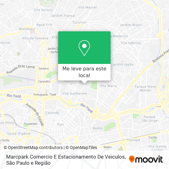Marcpark Comercio E Estacionamento De Veiculos mapa