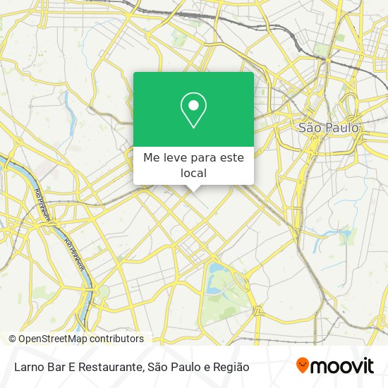Larno Bar E Restaurante mapa