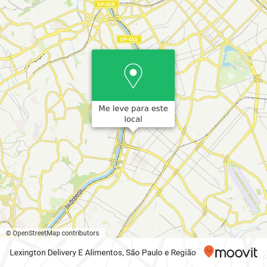 Lexington Delivery E Alimentos, Avenida Engenheiro Luís Carlos Berrini, 1438 Itaim Bibi São Paulo-SP 04571-000 mapa