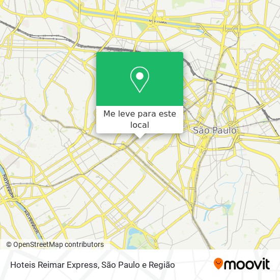 Hoteis Reimar Express mapa