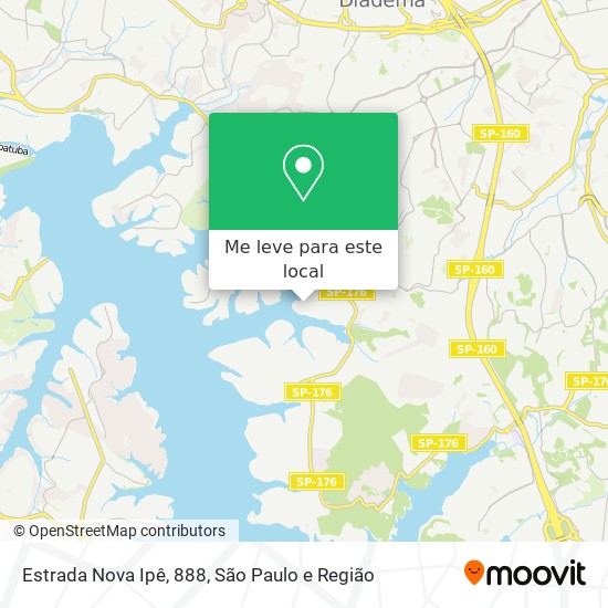 Estrada Nova Ipê, 888 mapa