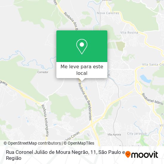 Rua Coronel Julião de Moura Negrão, 11 mapa