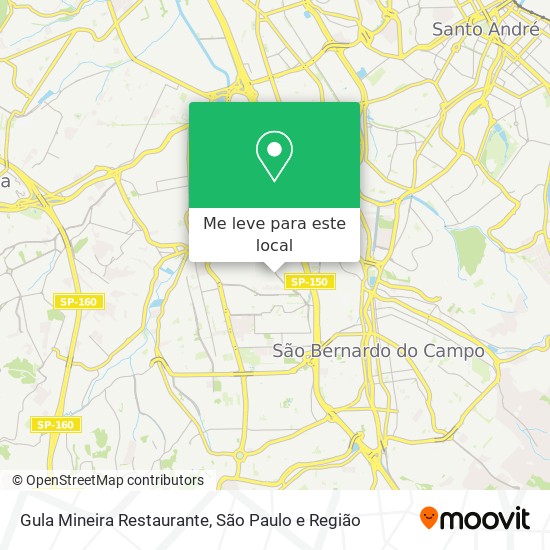 Gula Mineira Restaurante mapa
