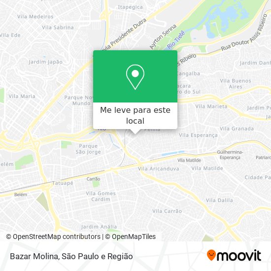 Bazar Molina mapa