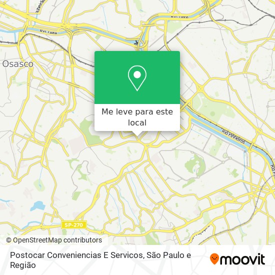 Postocar Conveniencias E Servicos mapa