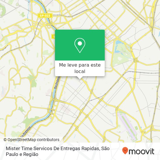 Mister Time Servicos De Entregas Rapidas, Rua Brejo Alegre, 419 Itaim Bibi São Paulo-SP 04557-051 mapa