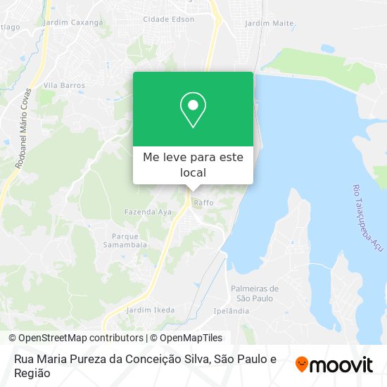 Rua Maria Pureza da Conceição Silva mapa
