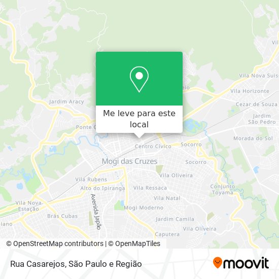 Rua Casarejos mapa