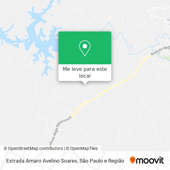 Estrada Amaro Avelino Soares mapa