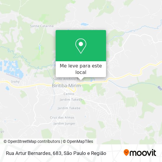 Rua Artur Bernardes, 683 mapa