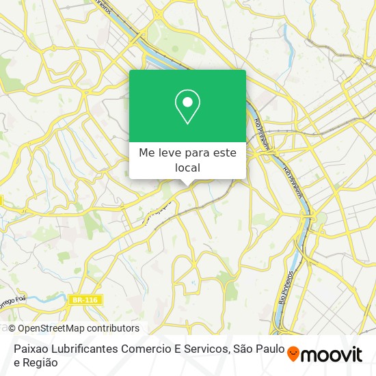 Paixao Lubrificantes Comercio E Servicos mapa