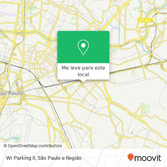 Wr Parking II, Rua Padre Adelino Belém São Paulo-SP 03303-000 mapa
